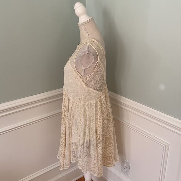 Free People Don’t You Dare Lace Dress NWT Small - Picture 6 of 11